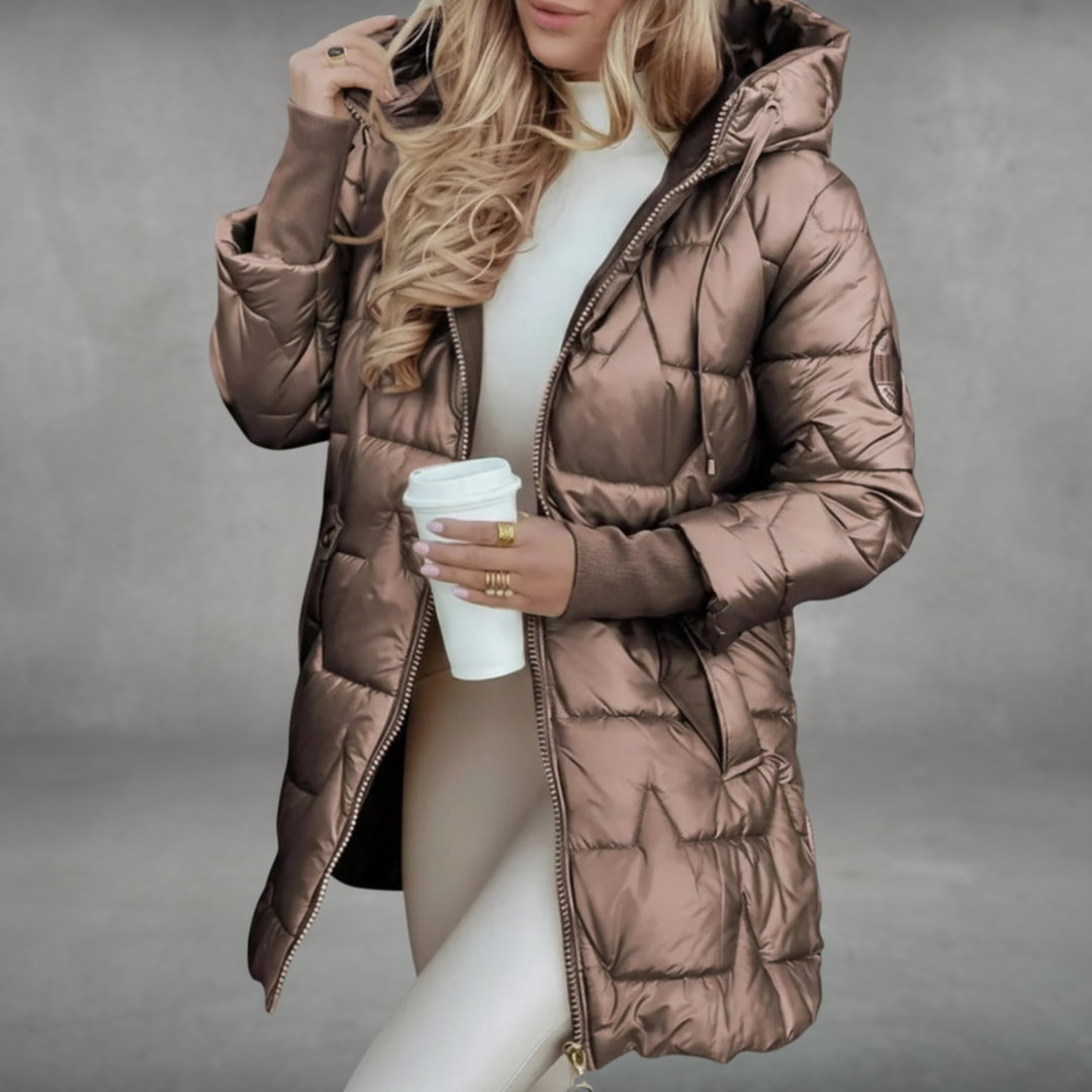 Mira | Long Quilted Jacket