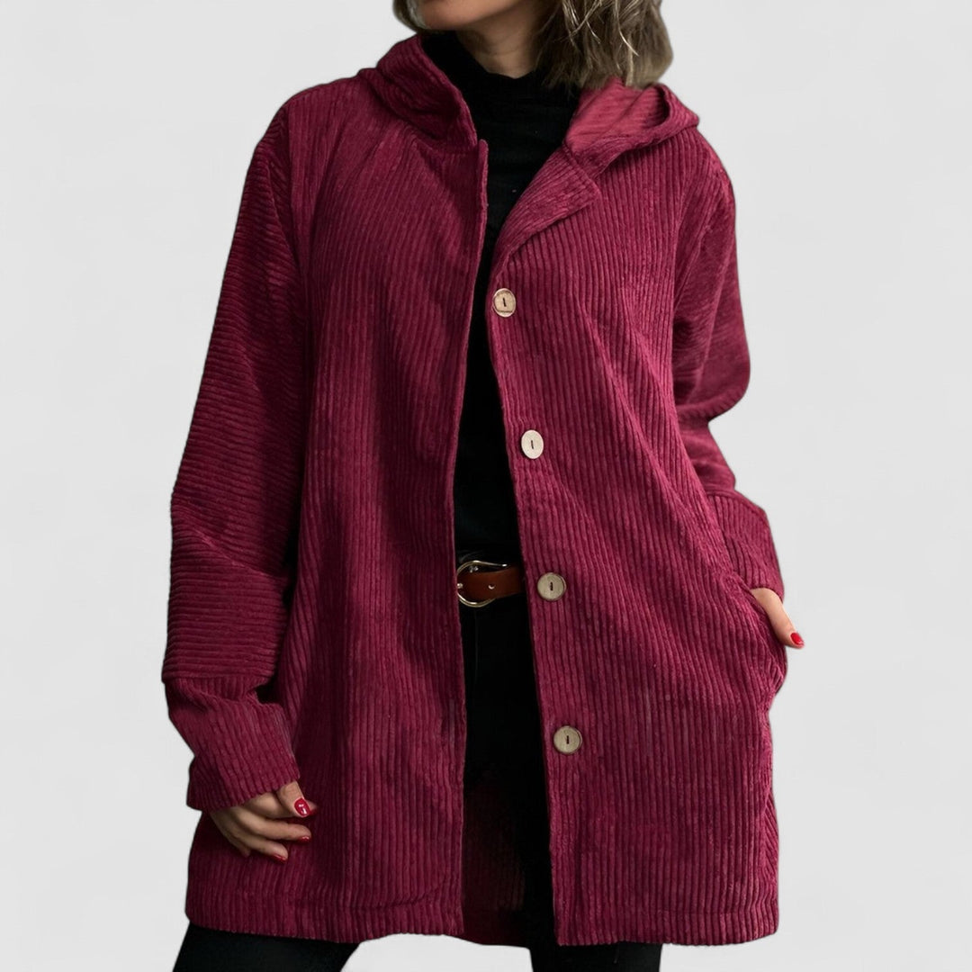 Ellen | Jacket with Buttons and Hood