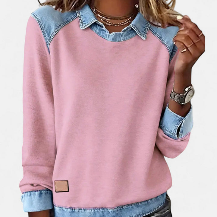 Trendy Long-Sleeve Blouse