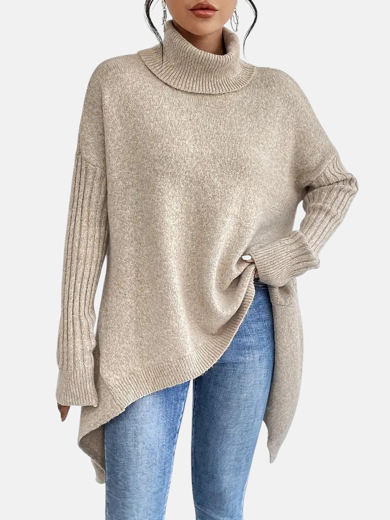 Brigitte | Long Turtle Neck Jumper