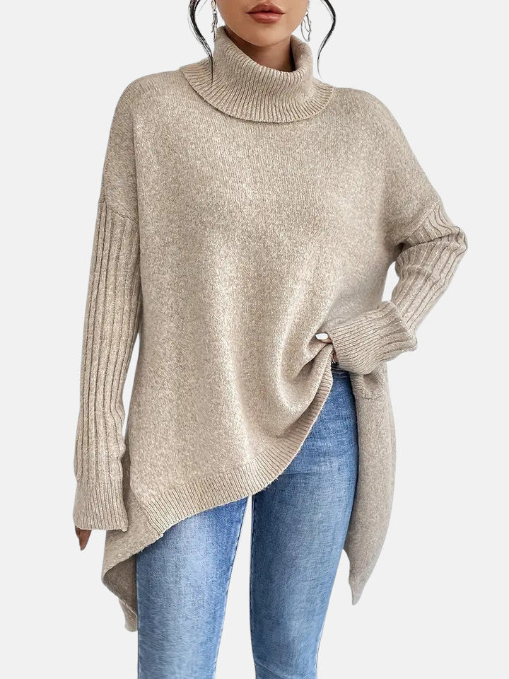 Brigitte | Long Turtle Neck Jumper