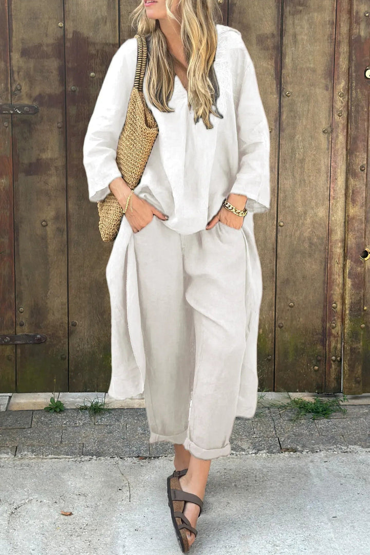 Carolyn™ Chic and Comfortable Set | Coordinated Top and Relaxed-Fit Bottoms