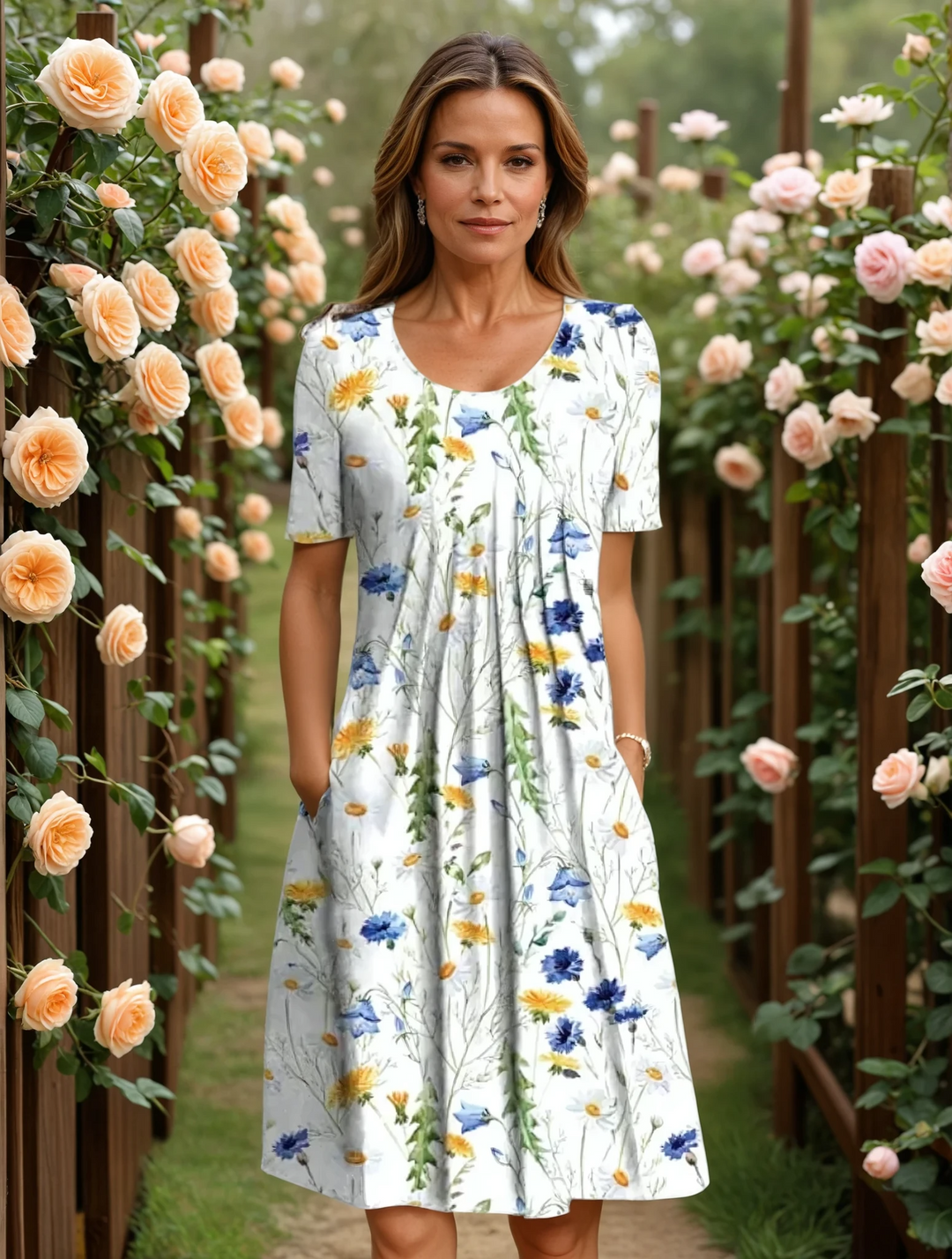 Harper™ | Elegant Dress with Tummy Coverage