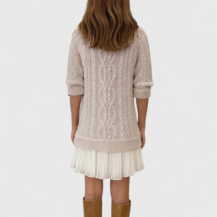 Ashlyndora | Elegant Knitted Dress