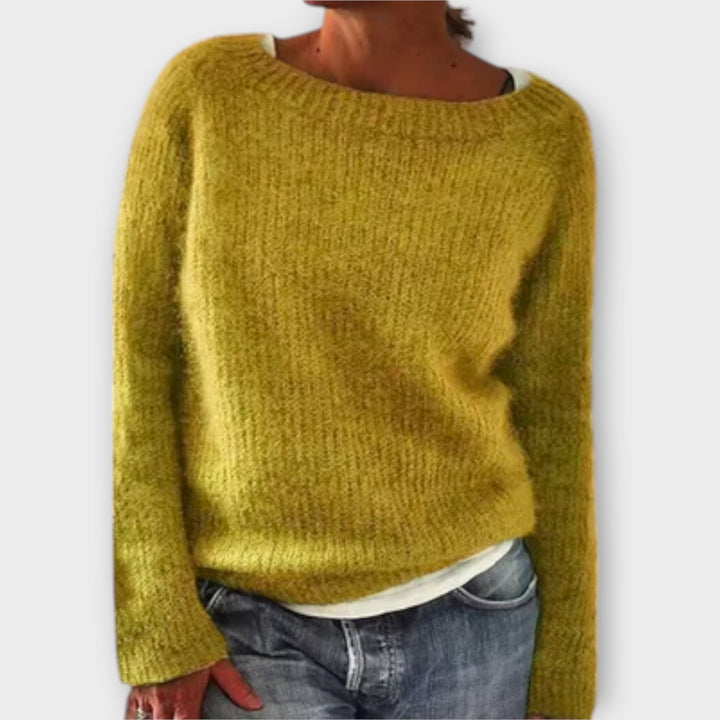 Regine | Solid Colour Knitted Jumper