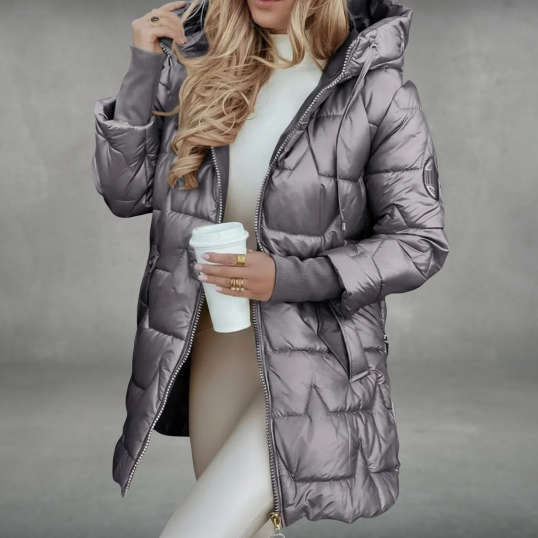Mira | Long Quilted Jacket