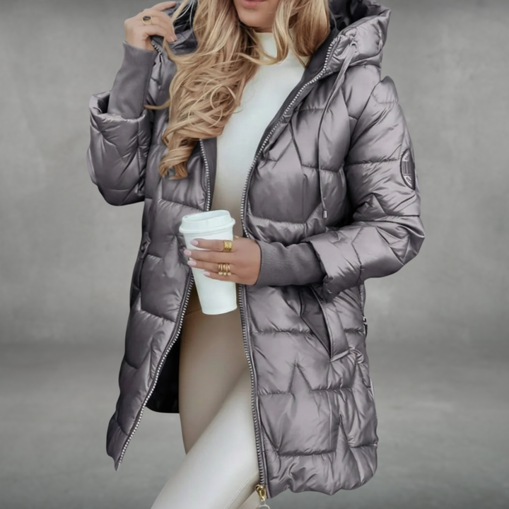 Mira | Long Quilted Jacket