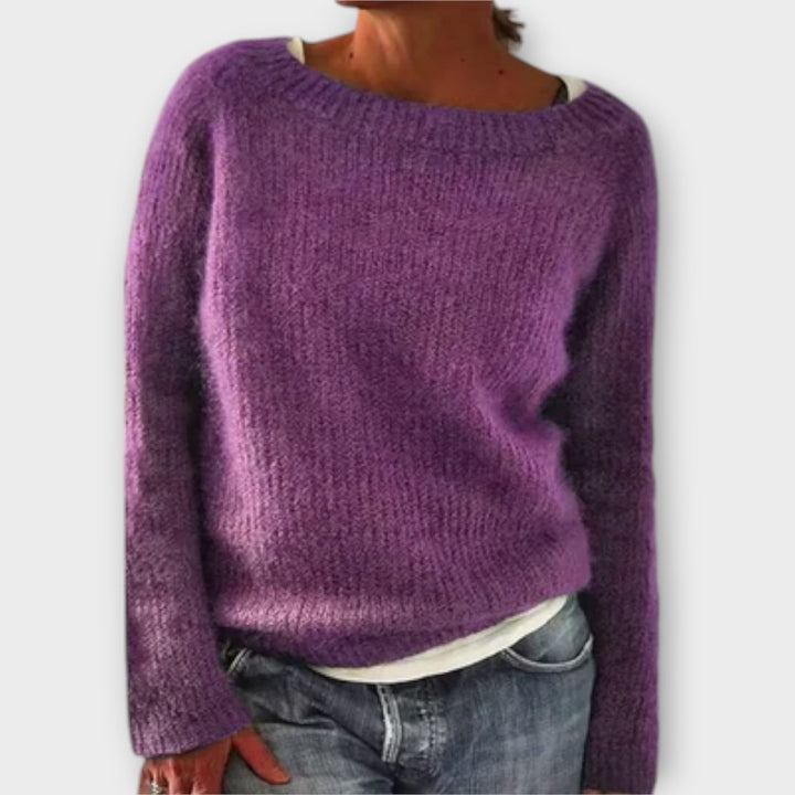 Regine | Solid Colour Knitted Jumper