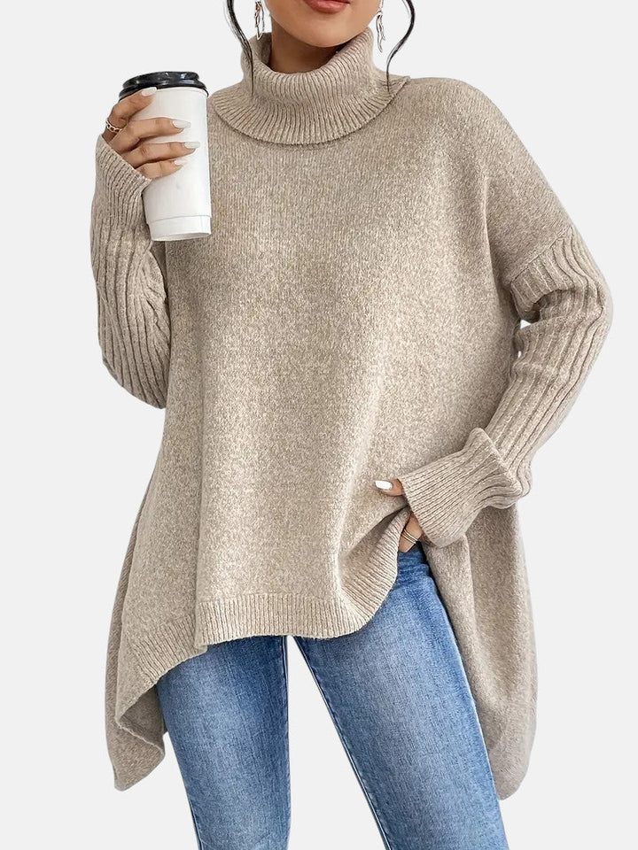 Brigitte | Long Turtle Neck Jumper