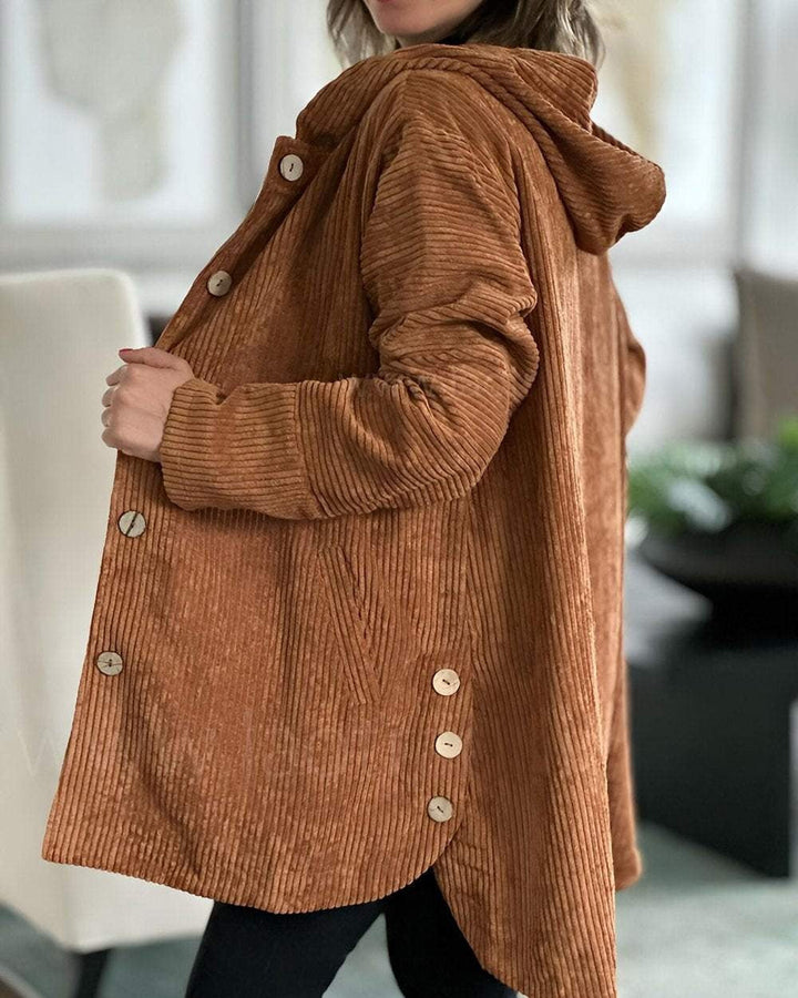 Ellen | Jacket with Buttons and Hood