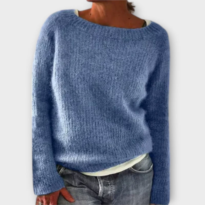 Regine | Solid Colour Knitted Jumper