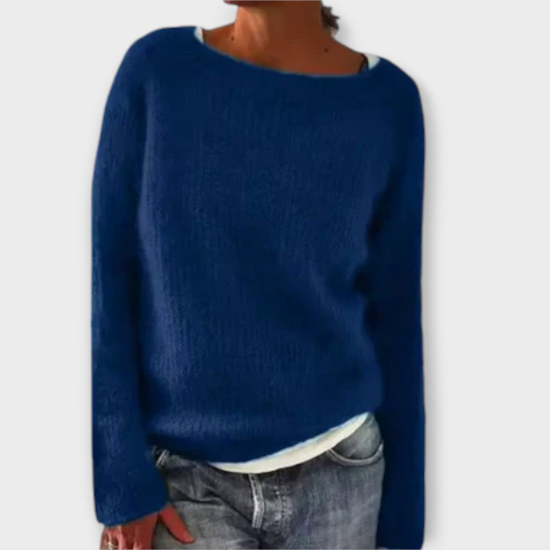 Regine | Solid Colour Knitted Jumper