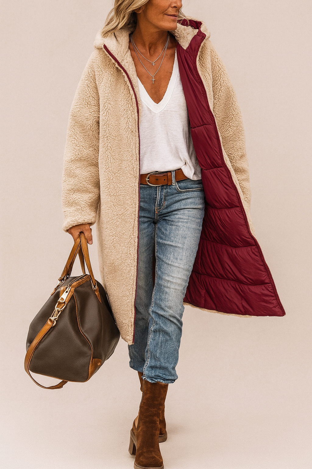 Sascha | Elegant Reversible coat