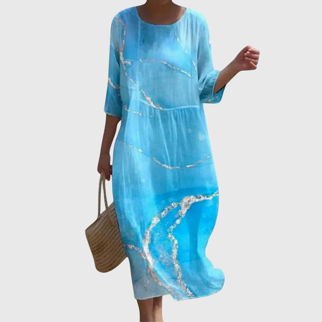 Hayley™ | Stylish Floral Midi Dress