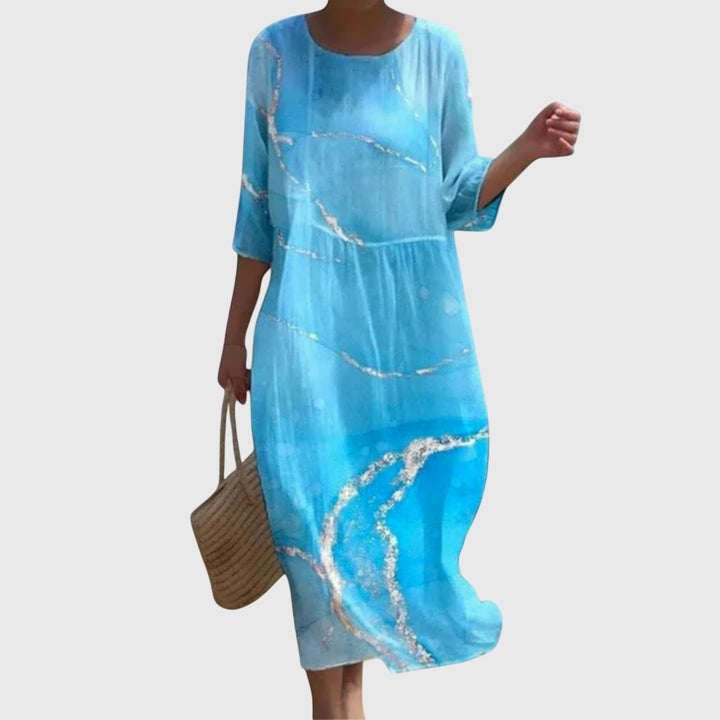 Hayley™ | Stylish Floral Midi Dress